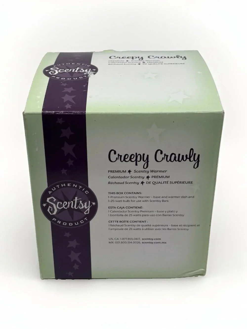 🕷️ NEW NIB Scentsy Creepy Crawly Spiderweb Wax Warmer Retired Halloween 2013 🕷